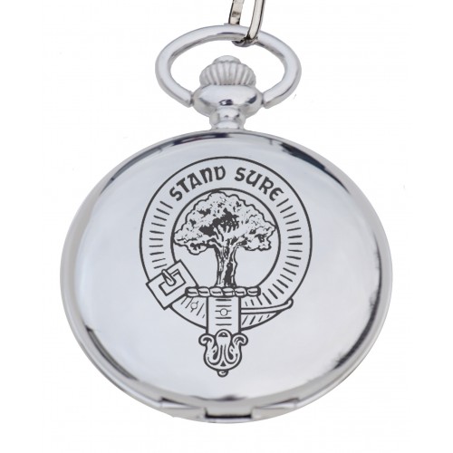 Clan Crest Engraved Pocket Watch - Click Image to Close